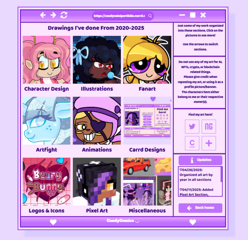 V2- Mini Portfolio Website (2025)