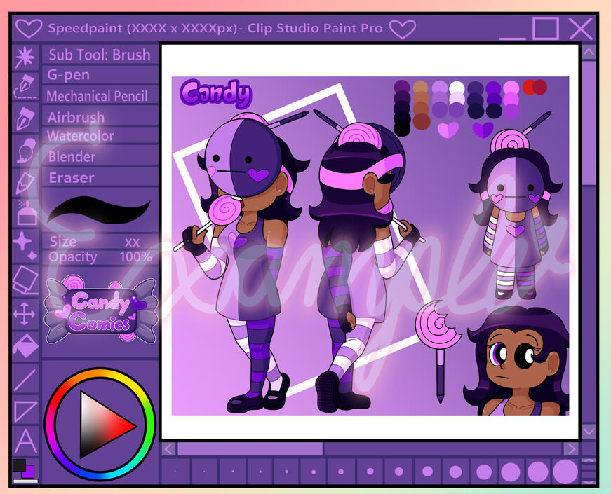 Template for Speedpaints